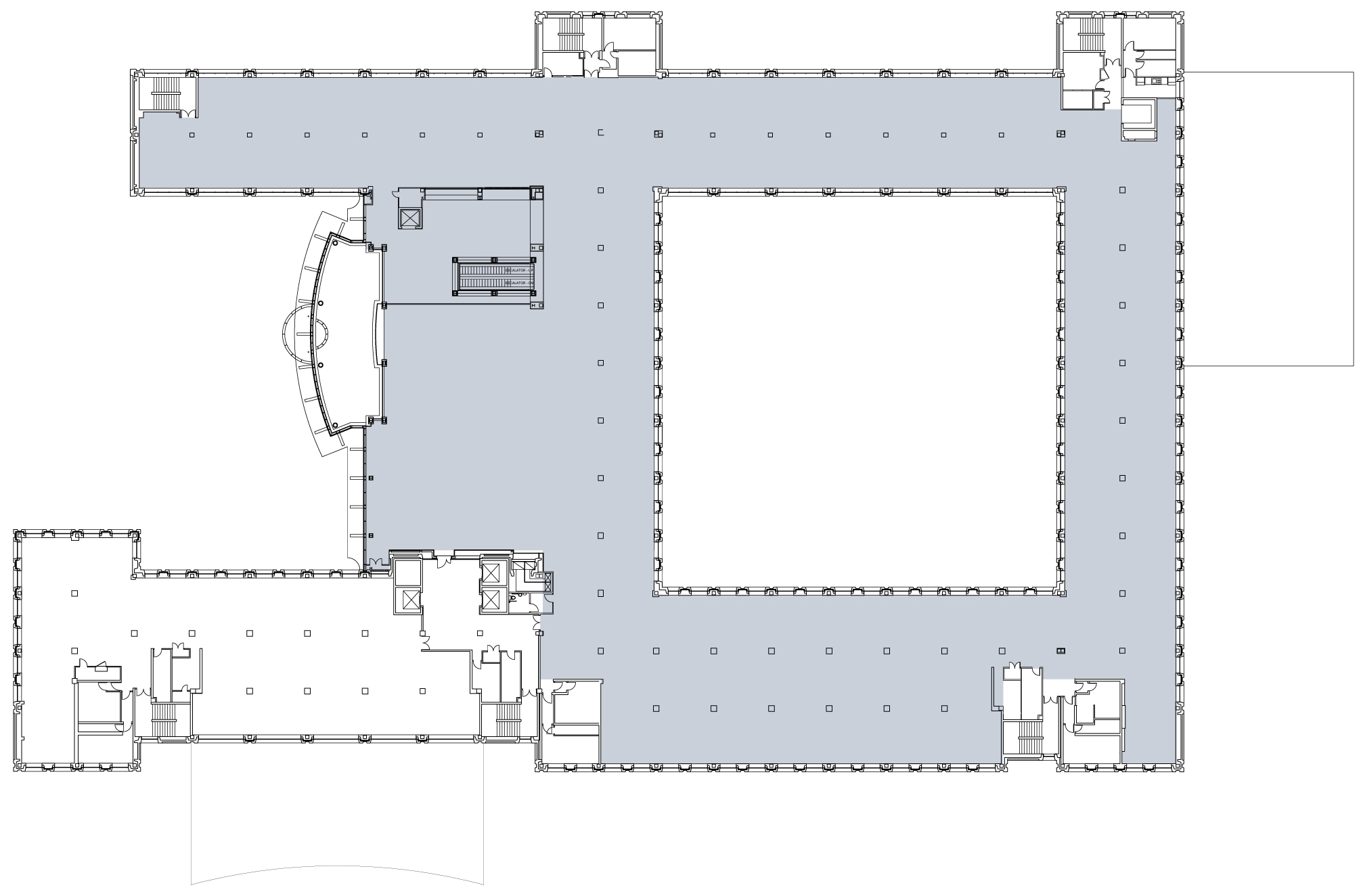 First floor - 39,220 sq ft (365 people)